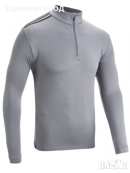 -50% ADIDAS 3-Stripes Classic 1/4 Zip, Мъжка тренировъчна блуза, р-р L, снимка 1