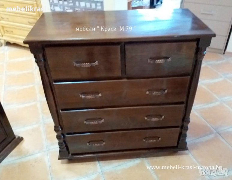 Скрин стругован масив в цвят орех, снимка 1