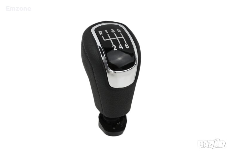 Топка топче за скорости скоростен лост 3011 за Шкода Skoda Октавиа Супърб Octavia Superb кожена, снимка 1