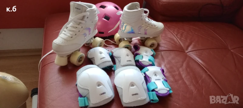 Ролкови кънки, каска и наколенки!, снимка 1