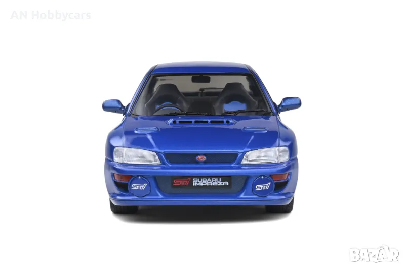 Subaru Impreza 22b Sonic Blue 1998 1:18 Solido, снимка 1