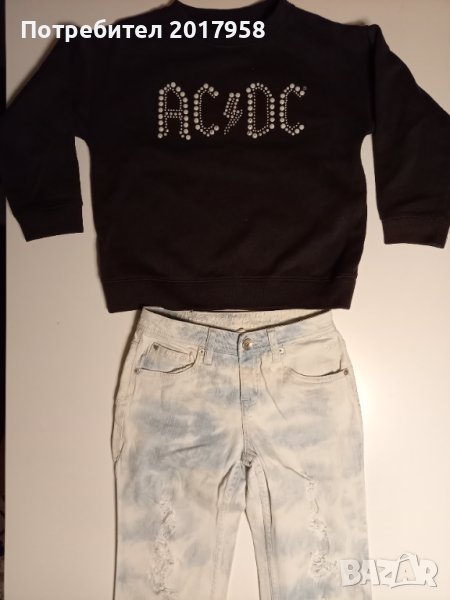 Блуза и/или дънки 134см, снимка 1