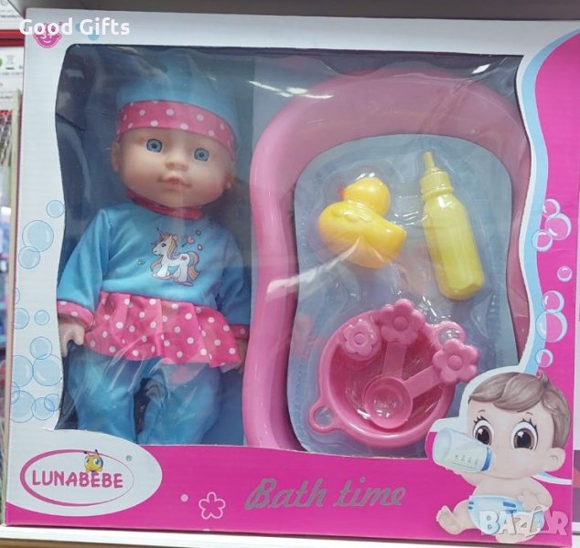 Кукла бебе с вана и аксесоари, снимка 1