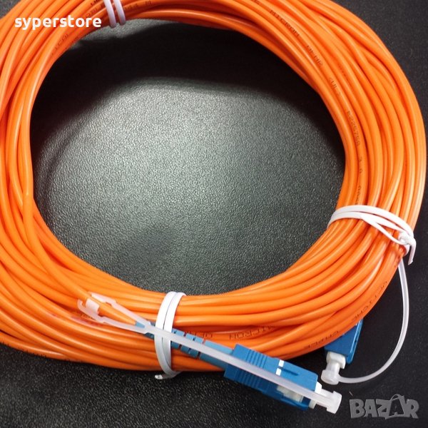 Оптичен кабел (20m) Fiber Optic SC-SC 62.5-125um, SS300583, снимка 1