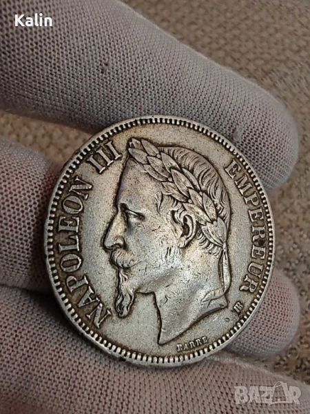 5 франка 1868 , снимка 1