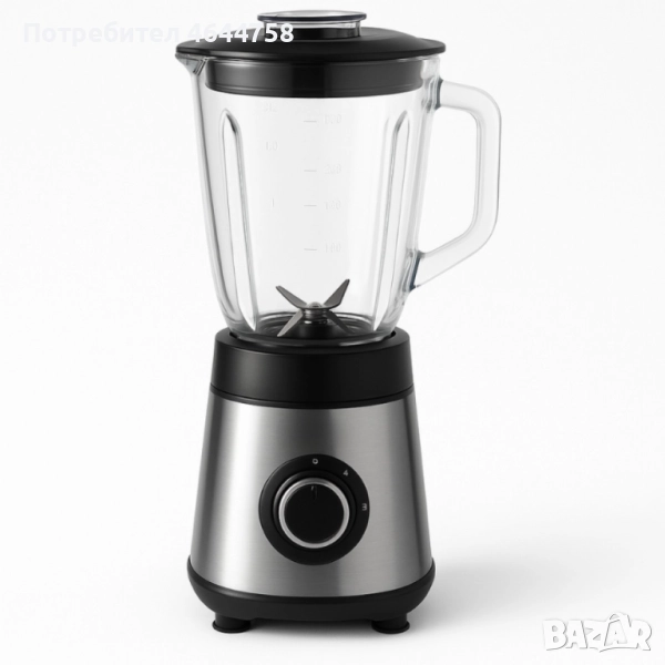 Блендер Muhler, 500W, 1.5 л, стъклена кана, снимка 1