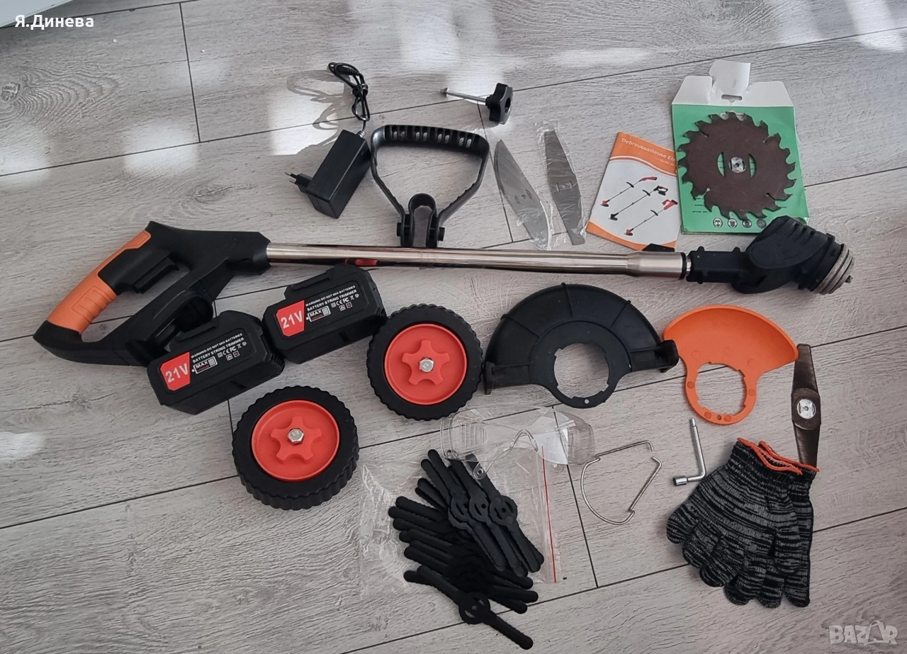 Акумулаторен тример 21v, снимка 1