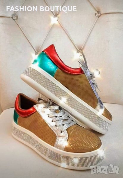 ХИТ модел дамски кецове с камъчета 36/41, снимка 1