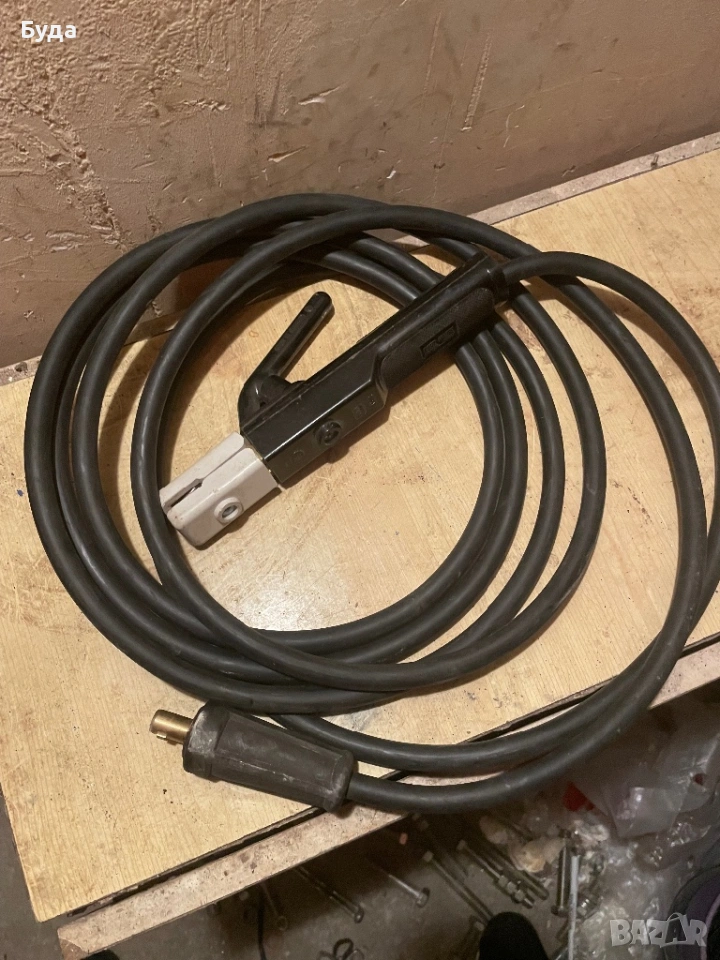 Ръкохватка с кабел 1х50 кв за електрожен, снимка 1