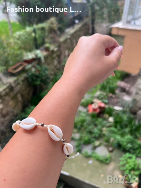 Гривна с мидички за крак ❤️, снимка 1