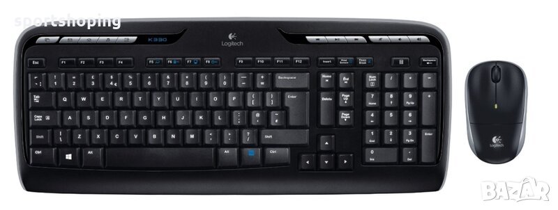  Комплект Безжични Клавиатура + Мишка Logitech MK330 , снимка 1