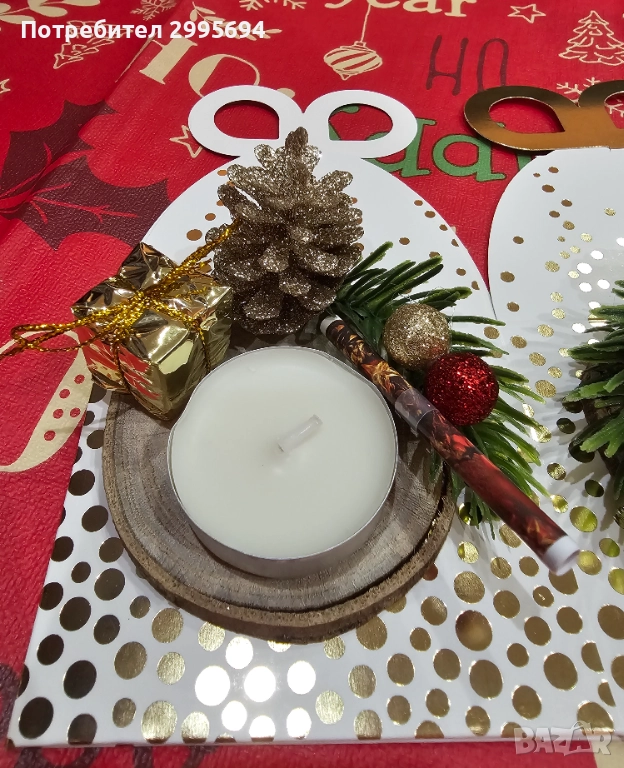 Ръчно изработен коледен подарък, снимка 1