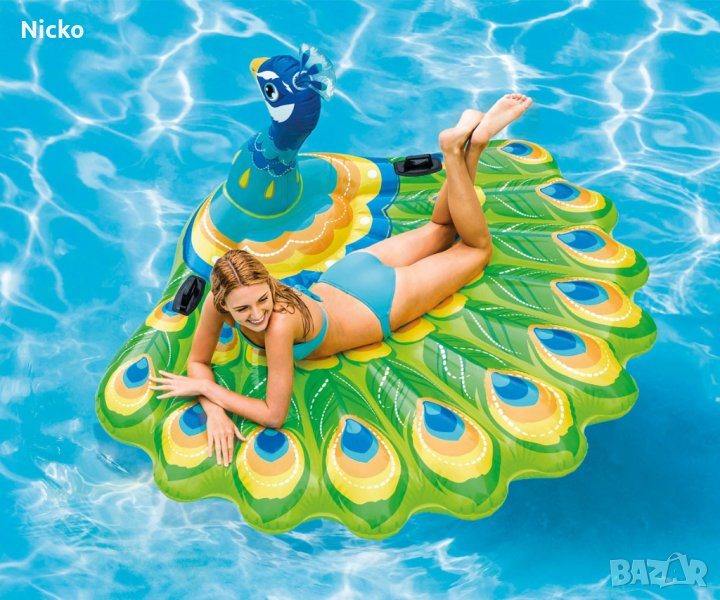 Надуваем остров Паун INTEX, снимка 1