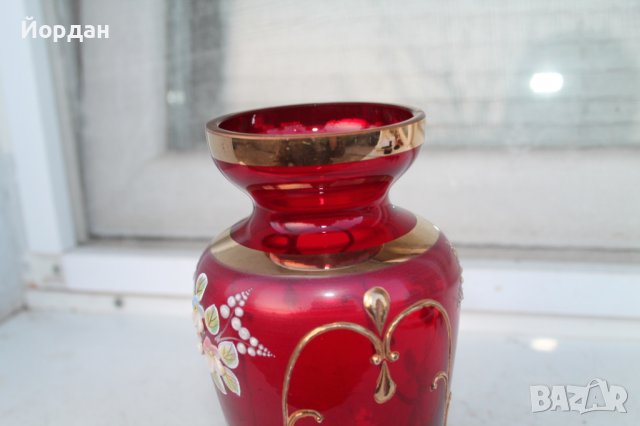 Ваза бохемия, снимка 5 - Други ценни предмети - 43684805