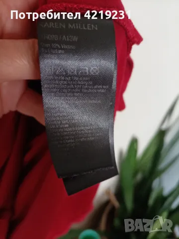 елеганта блуза от вискоза на Karen Millen, снимка 4 - Блузи с дълъг ръкав и пуловери - 49696454