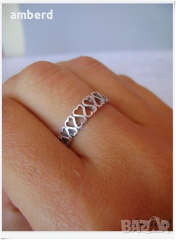 Сребърен пръстен - модел R022