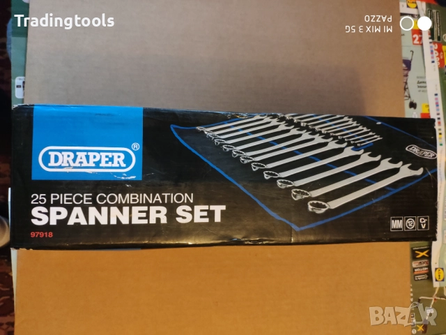 DRAPER Звездогаечни ключове 25бр CHROME VANADIUM, снимка 5 - Ключове - 52855975