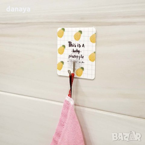 1852 Лепяща закачалка с принт, снимка 4 - Закачалки - 32589388