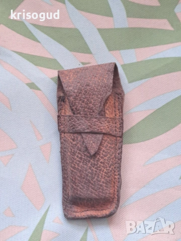 Ретро колекционерска запалка + кожен калъф произведена в Япония, снимка 7 - Запалки - 53139254