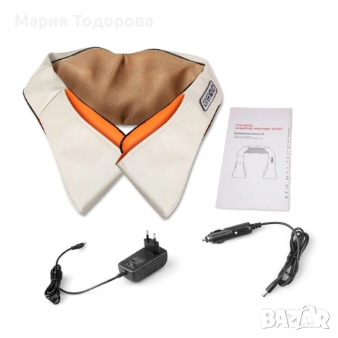 Шиацу масажор за врат и гръб , снимка 6 - Спортна екипировка - 52976469