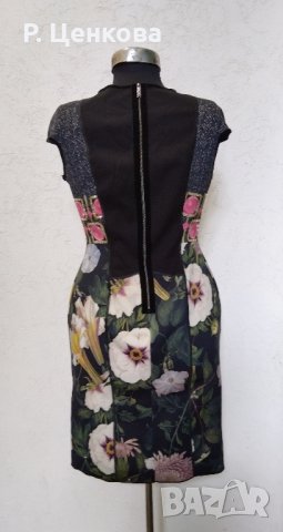 Италианска рокля с флорални мотиви / цветя, снимка 3 - Рокли - 42957500