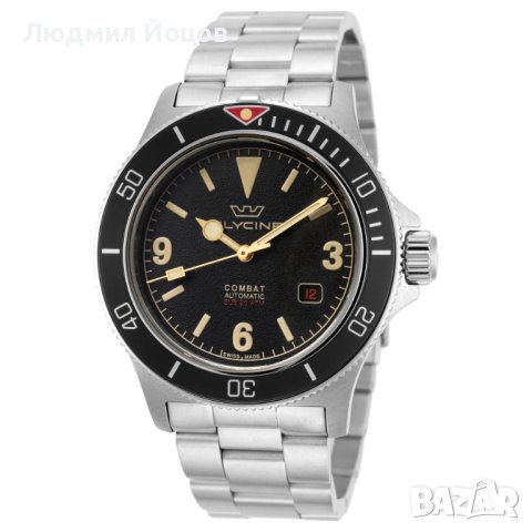 Мъжки часовник GLYCINE Combat Sub 42 Vintage Automatic - 1649.99 лв., снимка 1 - Мъжки - 43473020