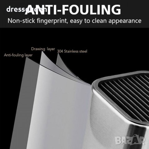 2817 Практична поставка за кухненски прибори, с отделение специално за ножове, снимка 6 - Аксесоари за кухня - 44015646