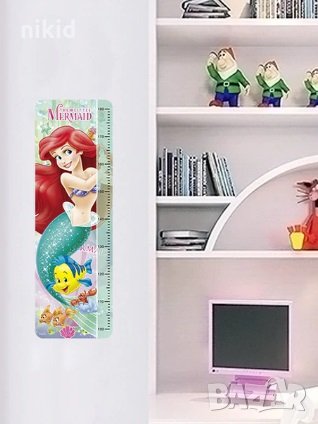 Малката Русалка Ариел стикер метър за стена мебел детска стая лепенка самозалепващ, снимка 1 - Други - 27496498