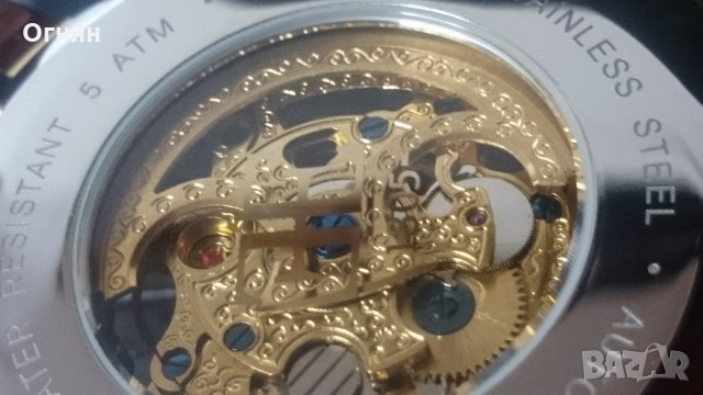 Часовник Thomas EarnshaW Automatic Skeleton , снимка 10 - Мъжки - 26616647