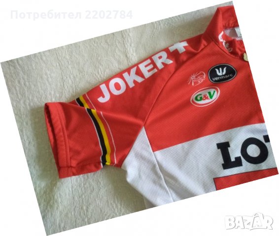 Тениска колоездене Лото Содал,Lotto Soudal, снимка 3 - Аксесоари за велосипеди - 32581381