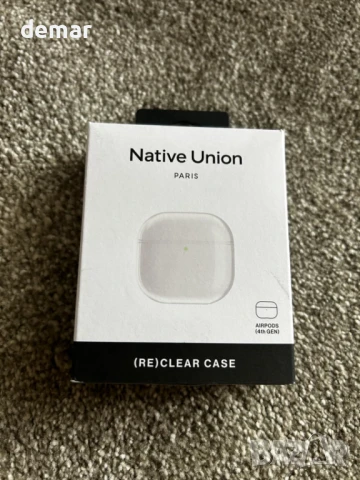 Прозрачен калъф Native Union (Re) за AirPods 4 – безжично зареждане, снимка 8 - Безжични слушалки - 51337818