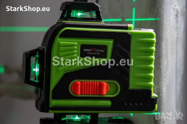 САМОНИВЕЛИРАЩ СЕ 4D лазерен нивелир със зелен лазер, снимка 2 - Друга електроника - 39197654