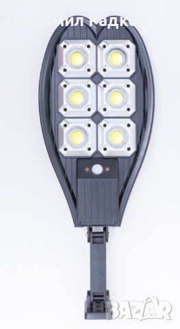 Соларна лампа със сензор за движение и 150 COB диоди H LED75, снимка 4 - Соларни лампи - 44050604
