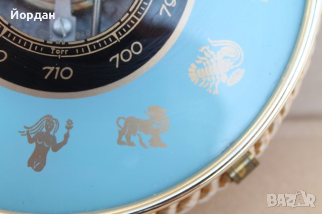 Немски барометър със зодии, снимка 12 - Колекции - 39663518