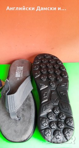 Английски мъжки чехли с мемори пяна стелка, снимка 3 - Джапанки - 28567116