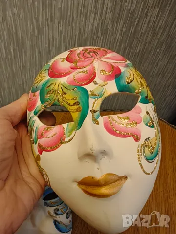 Оригинална венецианска маска , снимка 2 - Декорация за дома - 49765520