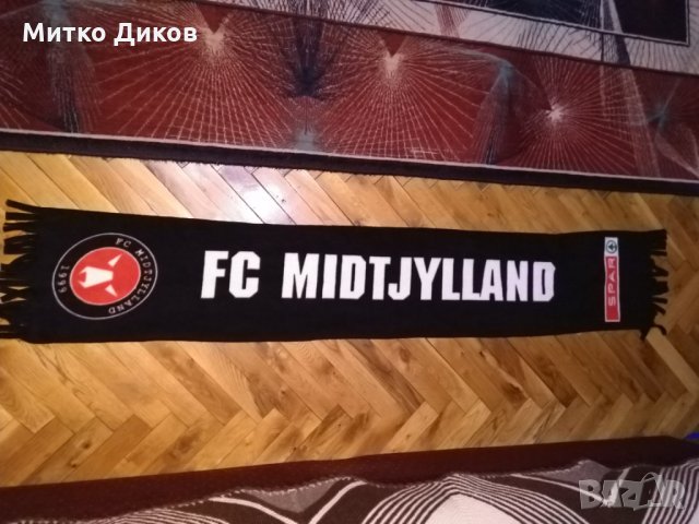 FC Midtjylland Denmark футболен шал, снимка 2 - Футбол - 28204041