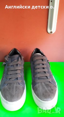 Английски детски кецове естествена кожа-GEOX , снимка 5 - Детски маратонки - 28823348
