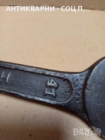 Стар Голям Гаечен Ключ От Соца. , снимка 4 - Антикварни и старинни предмети - 51925103