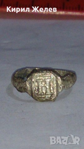 Старинен пръстен сачан над стогодишен - 66711, снимка 1 - Антикварни и старинни предмети - 29013281