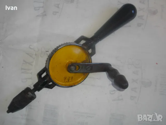 СССР СОЦ СЪВЕТСКА РЪЧНА ДРЕЛКА БОРМАШИНА МАТКАП "ПМК ПРОГРЕС" ОТЛИЧЕН 315мм ф10мм 2 скорости