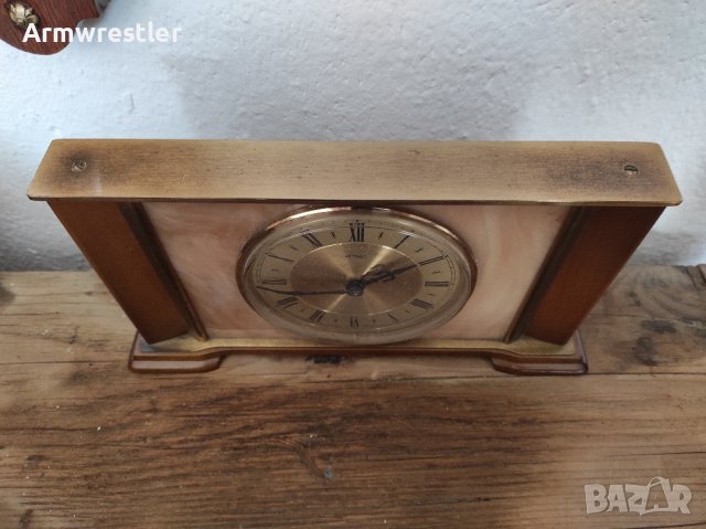 Ретро Английски Механичен Часовник Metamec, снимка 7 - Антикварни и старинни предмети - 43501846
