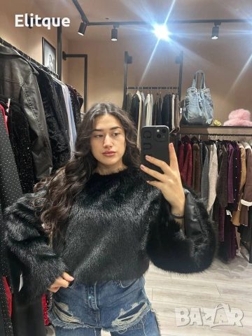 пухени блузи, снимка 7 - Блузи с дълъг ръкав и пуловери - 53305204