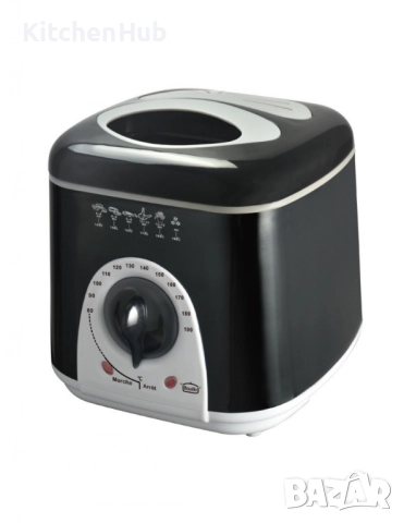 Фритюрник мини Rosberg, 1 литър, 950W, 80-190 C, 24 МЕСЕЦА ГАРАНЦИЯ, снимка 12 - Фритюрници - 52121457