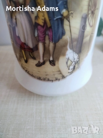 Английска чаша- костен порцелан , снимка 4 - Чаши - 52788061