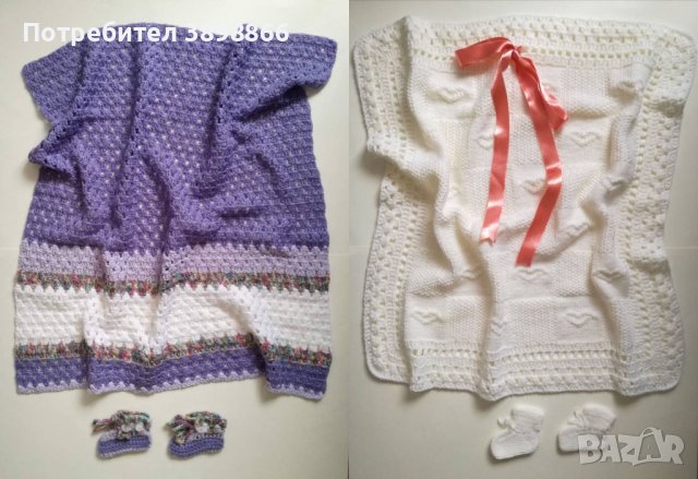 Плетена бебешка пелена