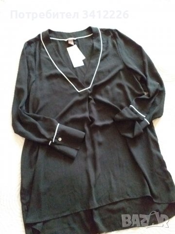 Дамска риза / туника H&M L , снимка 2 - Ризи - 38331446