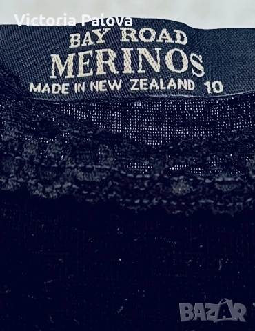 Скъпа марка потник BAY ROAD MERINOS Нова Зеландия, снимка 5 - Потници - 51654963