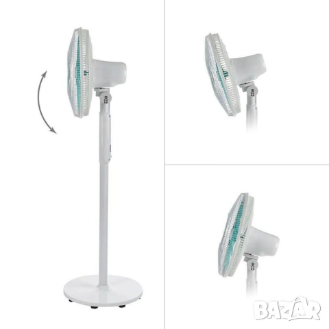 Вентилатор на стойка 16" Diplomat DFX-535RC, 60W, LED, дист. упр-е, снимка 4 - Друга електроника - 52098943
