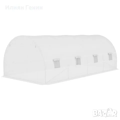 Резервно фолио Outsunny за оранжерия 6x3x2 м, здраво, устойчиво на разкъсване, 12 прозореца, врата, снимка 9 - Оранжерии - 50392245